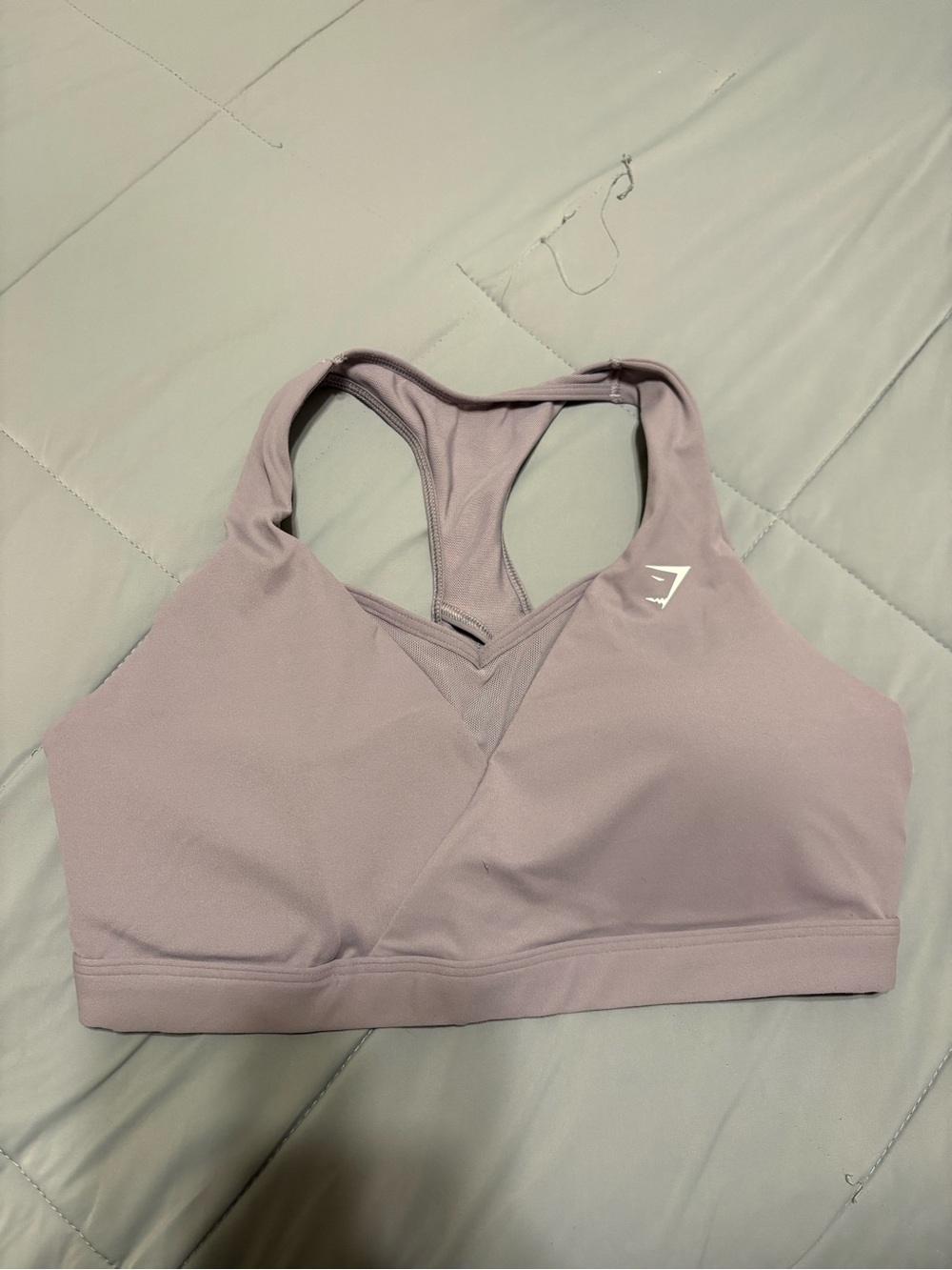 Gymshark Dusty Lilac Seamless Racerback Sports Bra